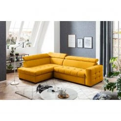 Loftscape Ecksofa Eloise - Microfaser Faria: Gelb - Ottomane davorstehend links - Ohne Schlaffunktion -Wohnzimmermöbel boutique en ligne 1000296778 211018 10241201105 MOOD DETAILS P000000001000296778 mood
