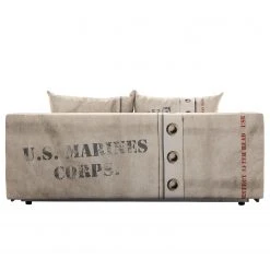 Mooved Schlafsofa Gabun - Flachgewebe - Grauweiß - Keine Unterfederung -Wohnzimmermöbel boutique en ligne 1000296934 211018 10252002285 DETAILS P000000001000296934