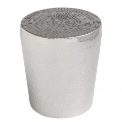 Red Living Beistelltisch Eske - Metall - Silber