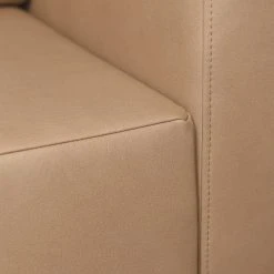 Loftscape Sofa Greenwood (3-Sitzer) - Kunstleder Gardi: Hellbraun -Wohnzimmermöbel boutique en ligne 1000298151 220204 142211000120 DETAILS P000000001000298151