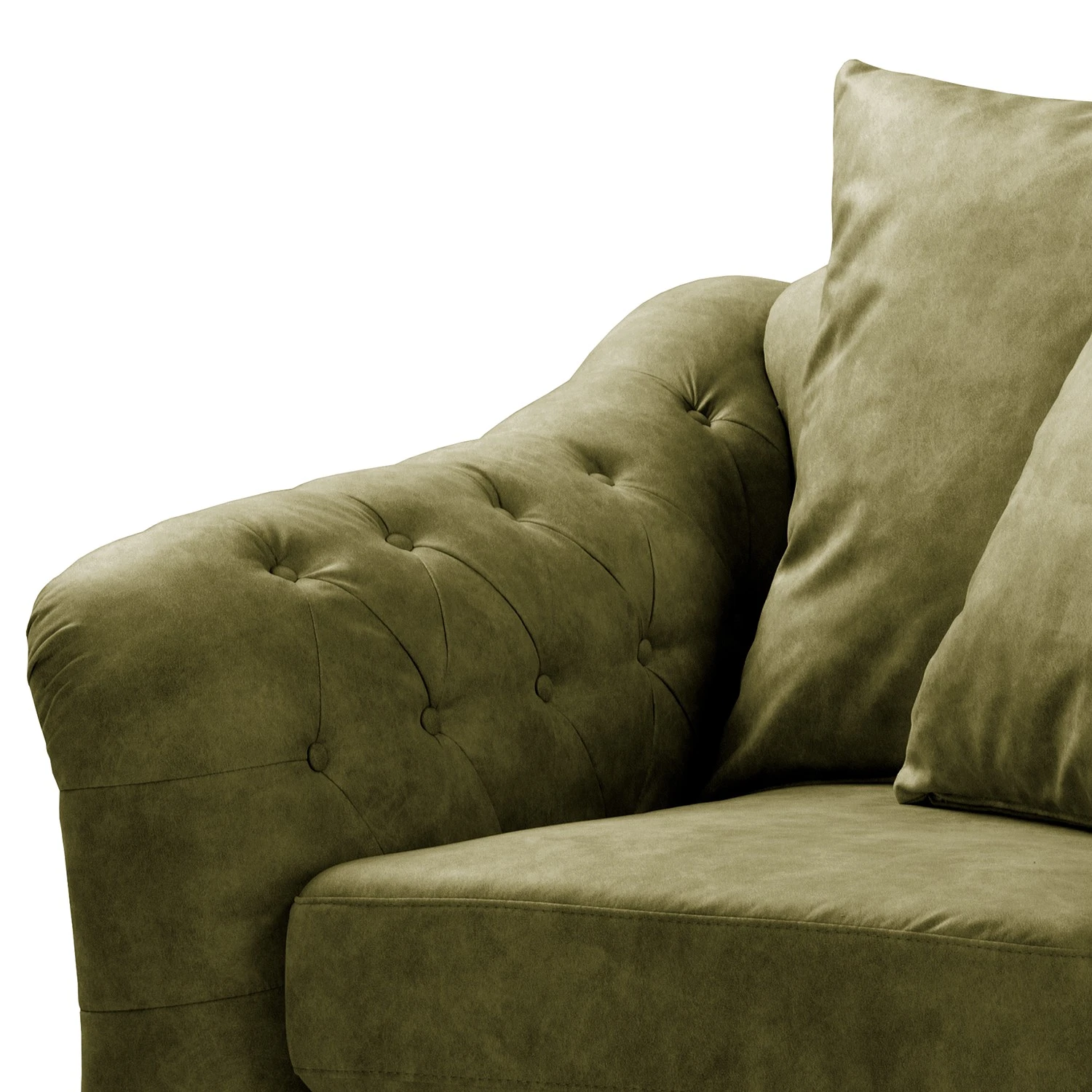 Red Living Sessel Lovis - Microfaser Rica: Antikgrün 5 Red Living Sessel Lovis - Microfaser Rica: Antikgrün – Bild 5