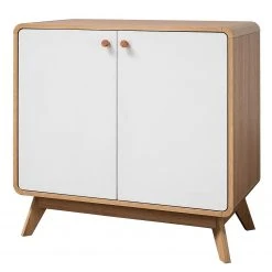 Norrwood Kommode Chelan - Weiß / Eiche Dekor