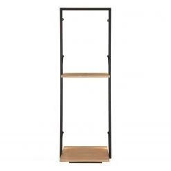 Red Living Wandregal Legno II - Inkl. Beleuchtung - Eukalytpus massiv / Metall - Eukalyptus / Schwarz -Wohnzimmermöbel boutique en ligne 1000300270 211014 13263100162 DETAILS P000000001000300270