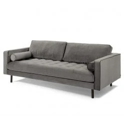 Loftscape Sofa Lazac (3-Sitzer) - Samt Juin: Grau