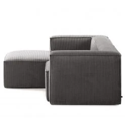 Loftscape Ecksofa Mandal II - Cordstoff Lole: Hellgrau - Longchair davorstehend links -Wohnzimmermöbel boutique en ligne 1000300390 211229 15023400527 DETAILS P000000001000300390