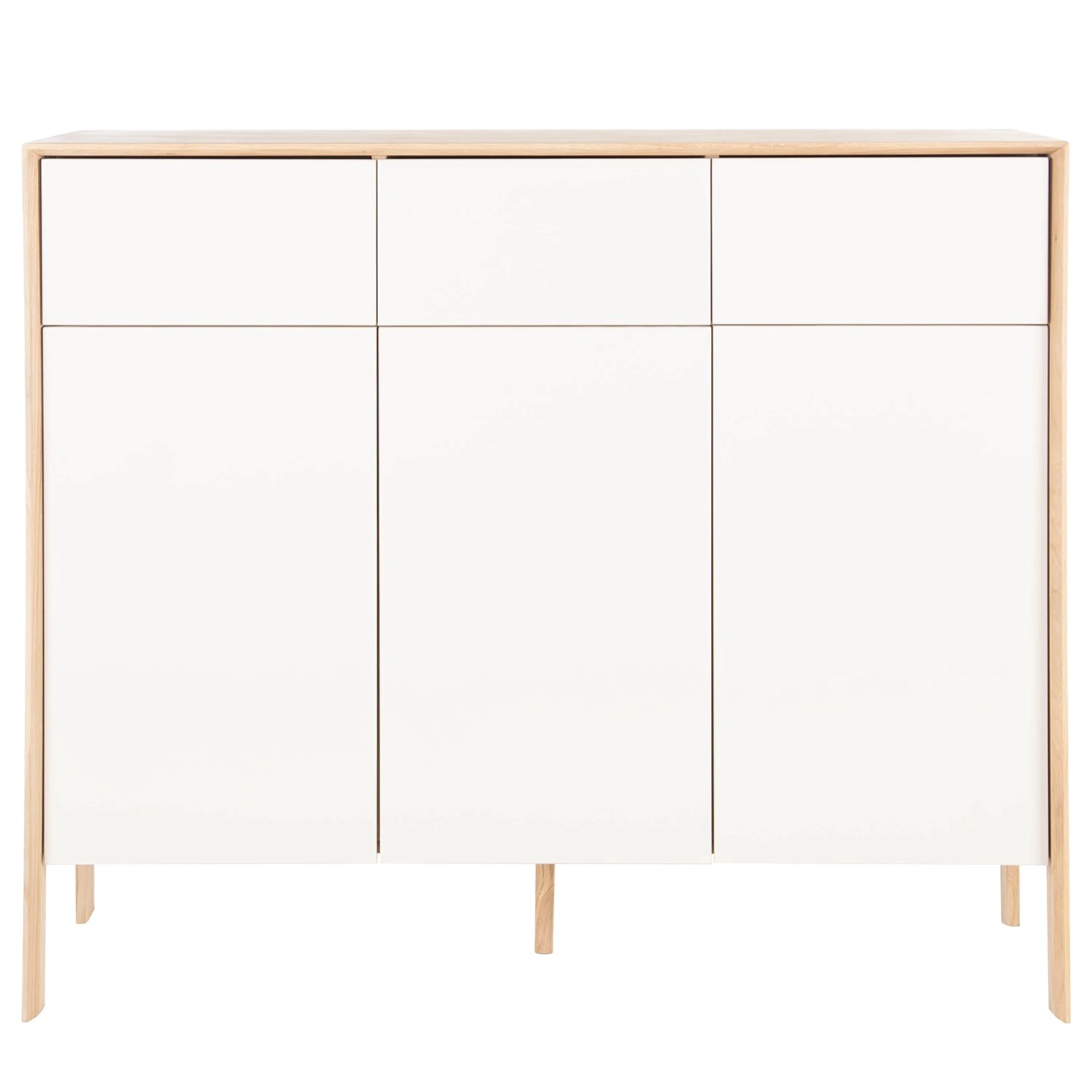 Studio Copenhagen Sideboard Maayka III - Eiche teilmassiv - Mushroom Creme / Eiche Hell 4 Studio Copenhagen Sideboard Maayka III - Eiche teilmassiv - Mushroom Creme / Eiche Hell – Bild 4