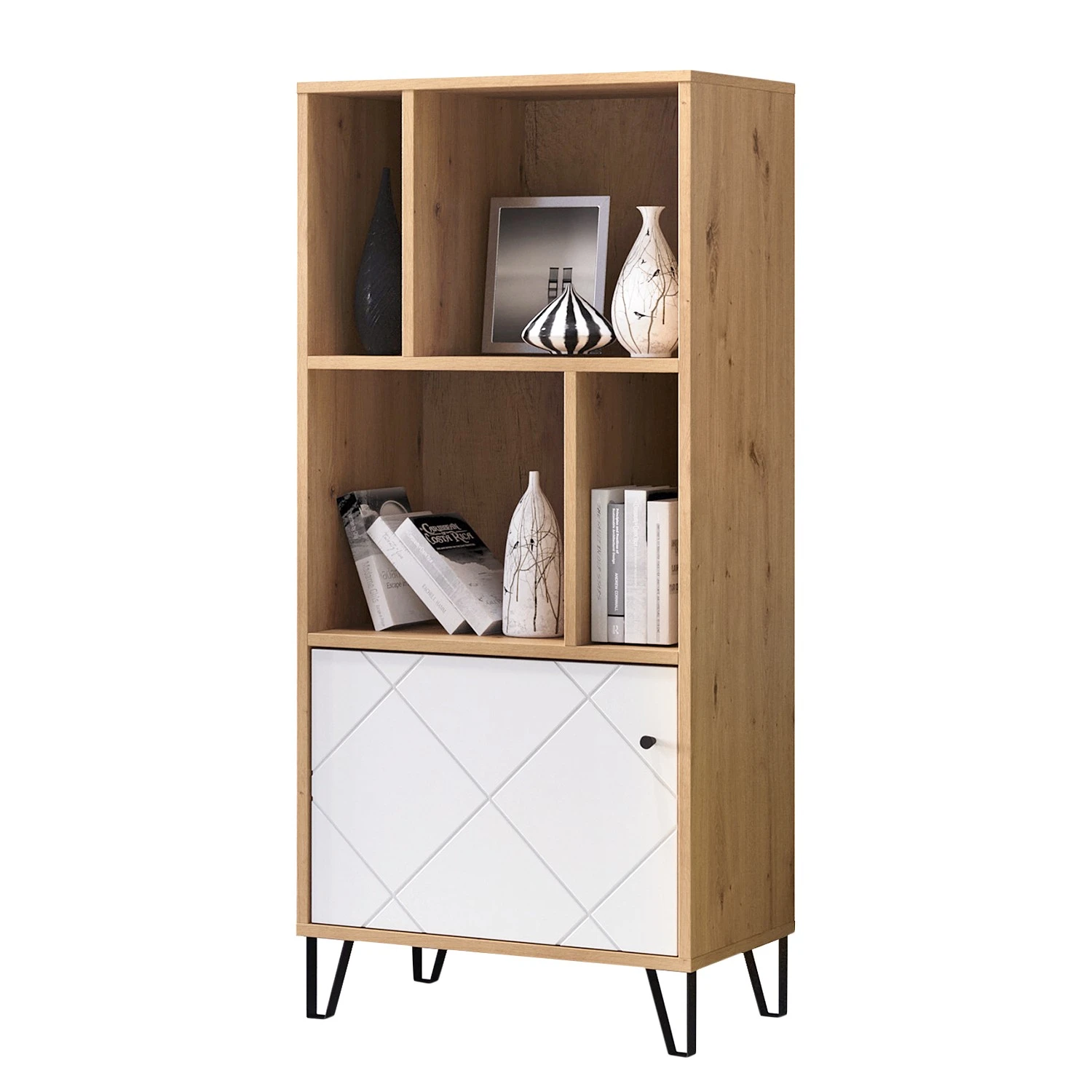 Trendteam Regal Touch - Eiche Artisan Dekor / Weiß 1 Trendteam Regal Touch - Eiche Artisan Dekor / Weiß