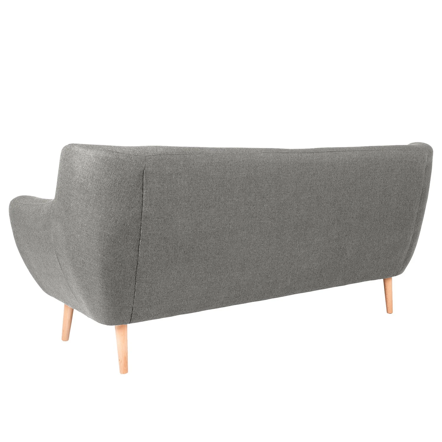 Loftscape Sofa Frida (3-Sitzer) - Samt - Hellgrau 3 Loftscape Sofa Frida (3-Sitzer) - Samt - Hellgrau – Bild 3