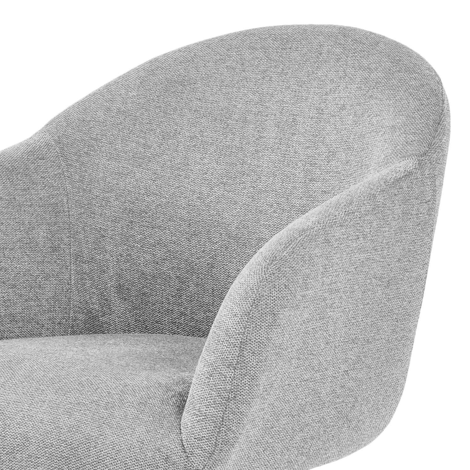 Loftscape Sessel Dorado - Samt - Hellgrau 2 Loftscape Sessel Dorado - Samt - Hellgrau – Bild 2