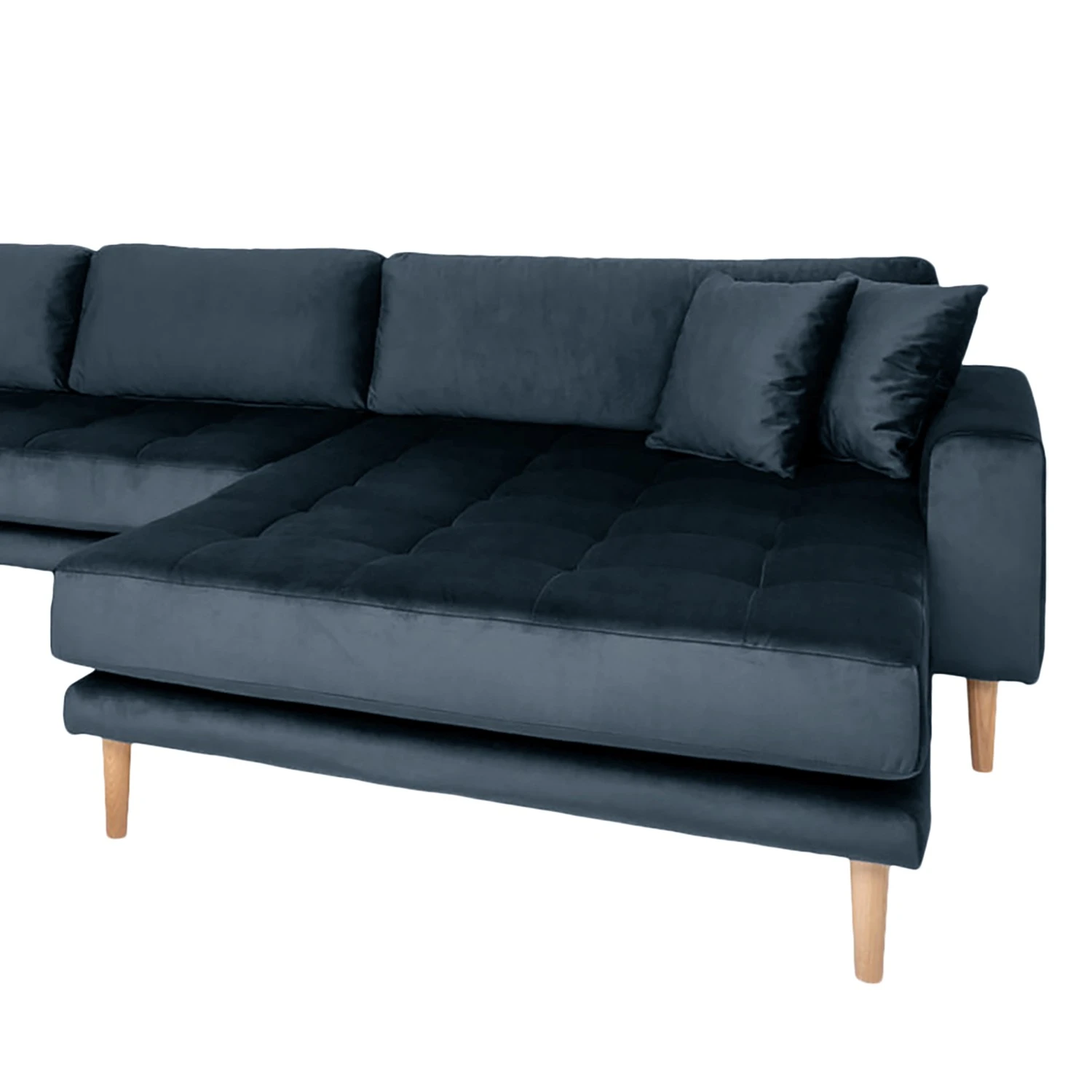 Loftscape Wohnlandschaft Cordova - Samt - Dunkelblau 5 Loftscape Wohnlandschaft Cordova - Samt - Dunkelblau – Bild 5