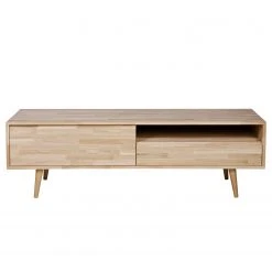 Naturoo TV-Lowboard Kabane - Eiche massiv - Eiche Hell - Breite: 150 cm -Wohnzimmermöbel boutique en ligne 1000304169 211029 12341400164 DETAILS P000000001000304169