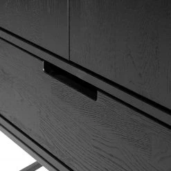 Red Living Garderobenschrank Cobar - Esche massiv - Esche Schwarz -Wohnzimmermöbel boutique en ligne 1000304181 211029 12341600272 DETAILS P000000001000304181