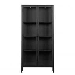 Red Living Vitrinenschrank Ondres - Metall - Schwarz -Wohnzimmermöbel boutique en ligne 1000304187 211029 12341800304 DETAILS P000000001000304187