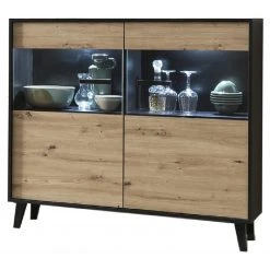 Norrwood Kommode Argenteuil II - Eiche Artisan Dekor / Schwarz