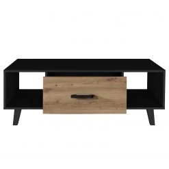 Norrwood Couchtisch Argenteuil - Eiche Artisan Dekor / Schwarz -Wohnzimmermöbel boutique en ligne 1000304824 211027 10522300176 DETAILS P000000001000304824