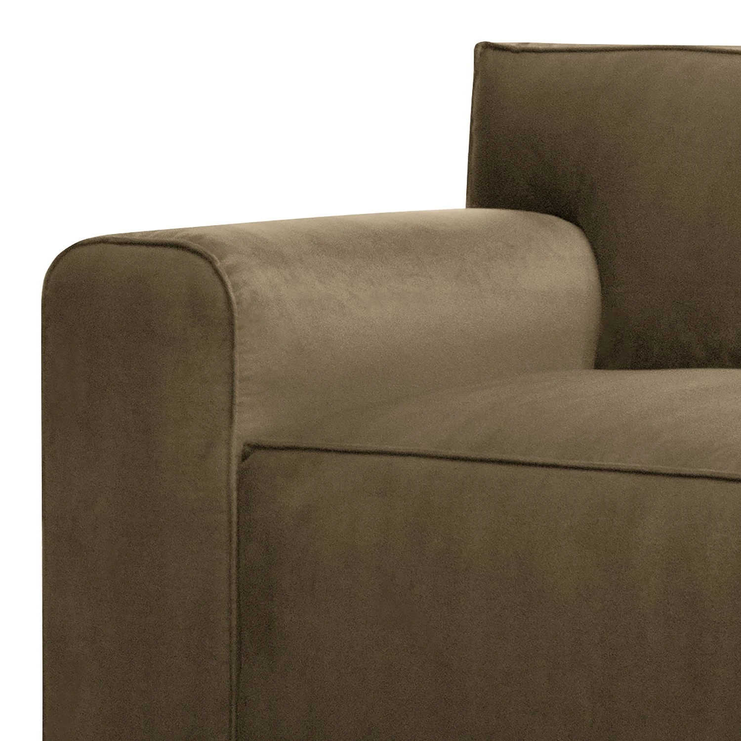 Jack & Alice Sofa Bramming (2,5-Sitzer) - Samt Juna: Taupe 4 Jack & Alice Sofa Bramming (2,5-Sitzer) - Samt Juna: Taupe – Bild 4