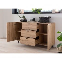 Ars Natura Sideboard Dorchester - Eiche Artisan Dekor -Wohnzimmermöbel boutique en ligne 1000309601 211118 06583500050 MOOD DETAILS P000000001000309601 mood