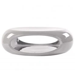 Loftscape Couchtisch Tancon - Fiberglas - Hochglanz Weiß