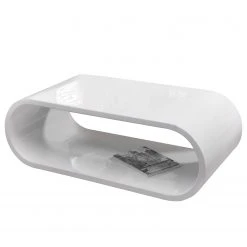 Loftscape Couchtisch Rodrigo - Hochglanz Weiß