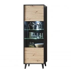 Norrwood Wohnwand Argenteuil I (4-teilig) - Eiche Artisan Dekor / Schwarz 16 Norrwood Wohnwand Argenteuil I (4-teilig) - Eiche Artisan Dekor / Schwarz -Wohnzimmermöbel boutique en ligne 1000310663 211125 145324000045 DETAILS P000000001000310663