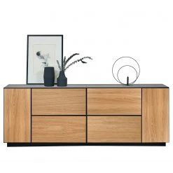 Now! by hülsta Sideboard now to go colour V - Natureiche / Diamantgrau -Wohnzimmermöbel boutique en ligne 1000311273 211201 14485800329 DETAILS P000000001000311273