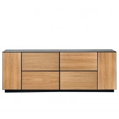 Now! by hülsta Sideboard now to go colour V - Natureiche / Diamantgrau -Wohnzimmermöbel boutique en ligne 1000311273 211201 14485800340 DETAILS P000000001000311273