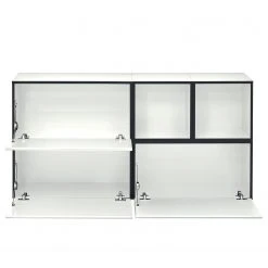 Now! by hülsta Wohnwand now to go colour IV (5-teilig) - Hochglanz Reinweiß / Schneeweiß -Wohnzimmermöbel boutique en ligne 1000311279 211201 14490000439 DETAILS P000000001000311279