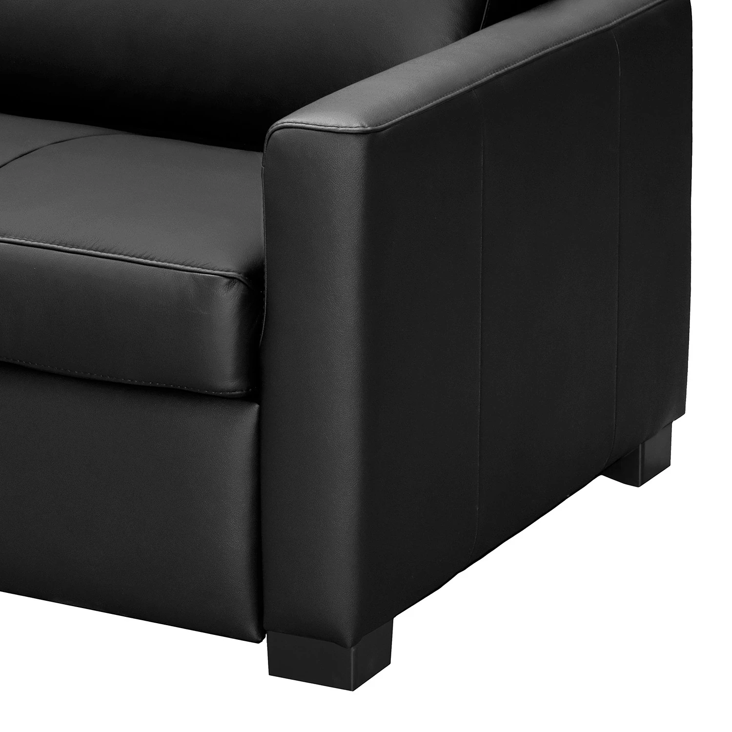 Loftscape Schlafsofa Latino - Echtleder Mabel: Schwarz - Breite: 190 cm - Mit Schlaffunktion 9 Loftscape Schlafsofa Latino - Echtleder Mabel: Schwarz - Breite: 190 cm - Mit Schlaffunktion – Bild 9