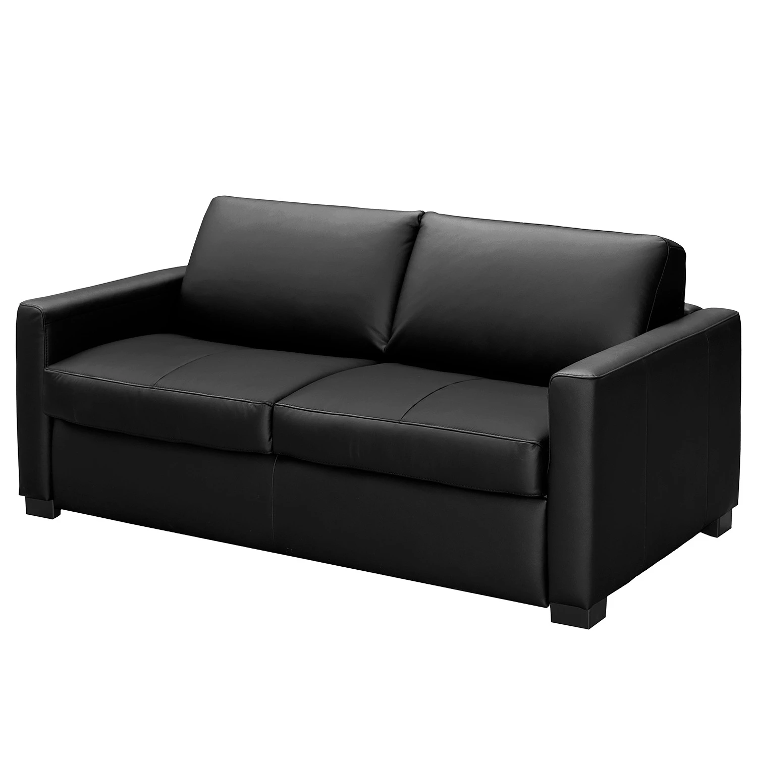 Loftscape Schlafsofa Latino - Echtleder Mabel: Schwarz - Breite: 190 cm - Mit Schlaffunktion 1 Loftscape Schlafsofa Latino - Echtleder Mabel: Schwarz - Breite: 190 cm - Mit Schlaffunktion