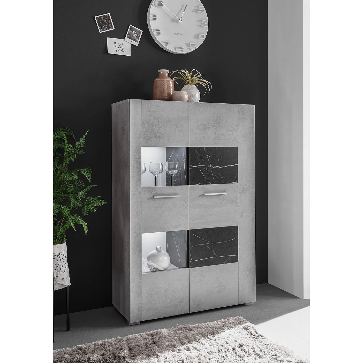 Loftscape Highboard Mantador - Grau 3 Loftscape Highboard Mantador - Grau – Bild 3