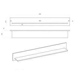 Loftscape Wohnwand Stonda VI (4-teilig) - Weiß -Wohnzimmermöbel boutique en ligne 1000314581 211209 12531700619 SKETCH DETAILS P000000001000314581 sketch