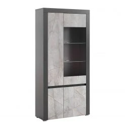 Loftscape Wohnwand Stonda III (4-teilig) - Anthrazit -Wohnzimmermöbel boutique en ligne 1000314594 211209 12532300293 DETAILS P000000001000314594