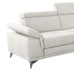 Fredriks Ecksofa DeWitt - Flachgewebe Olea: Silber - Longchair davorstehend rechts - Ohne Schlaffunktion -Wohnzimmermöbel boutique en ligne 1000314638 211221 13044400197 DETAILS P000000001000314638