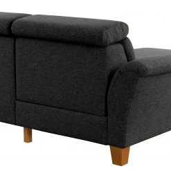 Fredriks Ecksofa Estufa - Flachgewebe - Flachgewebe Amra: Anthrazit - Longchair davorstehend links - Mit Schlaffunktion -Wohnzimmermöbel boutique en ligne 1000314669 211221 13054501314 DETAILS P000000001000314669