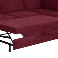 Fredriks Ecksofa Ford Point - Webstoff Palila: Beere - Ottomane davorstehend rechts - Mit Schlaffunktion -Wohnzimmermöbel boutique en ligne 1000314713 211221 13050300574 DETAILS P000000001000314713