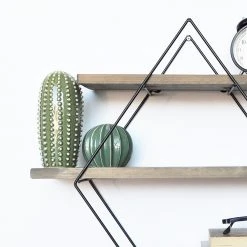 Red Living Wandregal Willes I - Fichte massiv / Metall - Fichte / Schwarz -Wohnzimmermöbel boutique en ligne 1000314861 211214 13383200098 DETAILS P000000001000314861