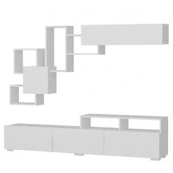 Loftscape Wohnwand Eliho (2-teilig) - Weiß -Wohnzimmermöbel boutique en ligne 1000314894 211214 13383300151 DETAILS P000000001000314894