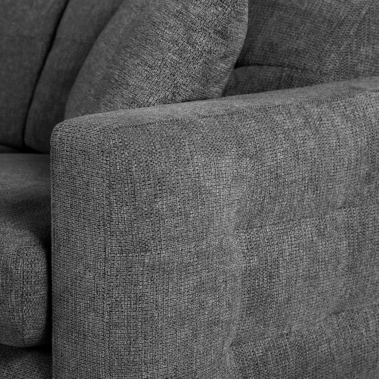 Loftscape Ecksofa Sakay - Webstoff Wedis: Anthrazit 7 Loftscape Ecksofa Sakay - Webstoff Wedis: Anthrazit – Bild 7