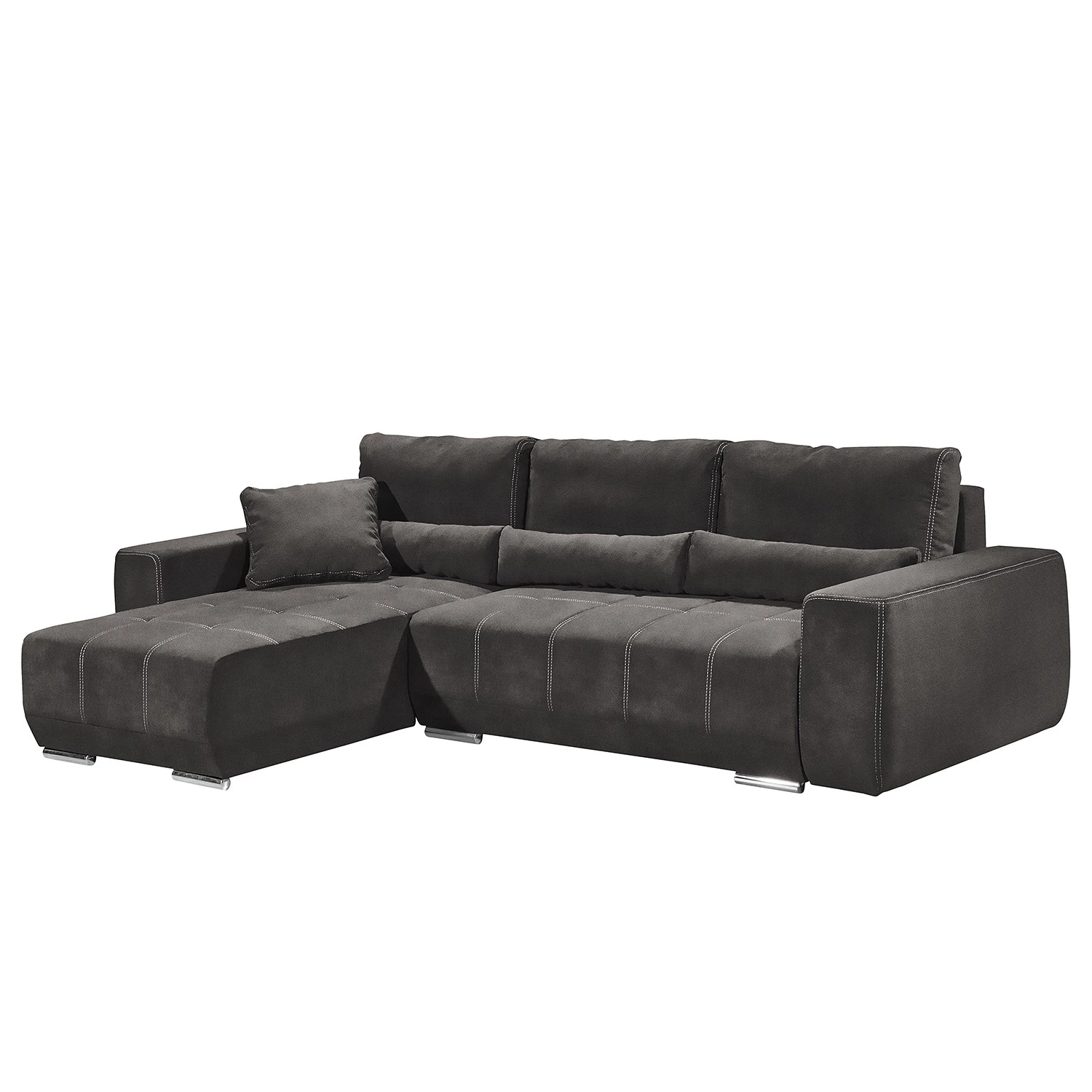 Fredriks Ecksofa Galilea - Microfaser Zari: Anthrazit 1 Fredriks Ecksofa Galilea - Microfaser Zari: Anthrazit