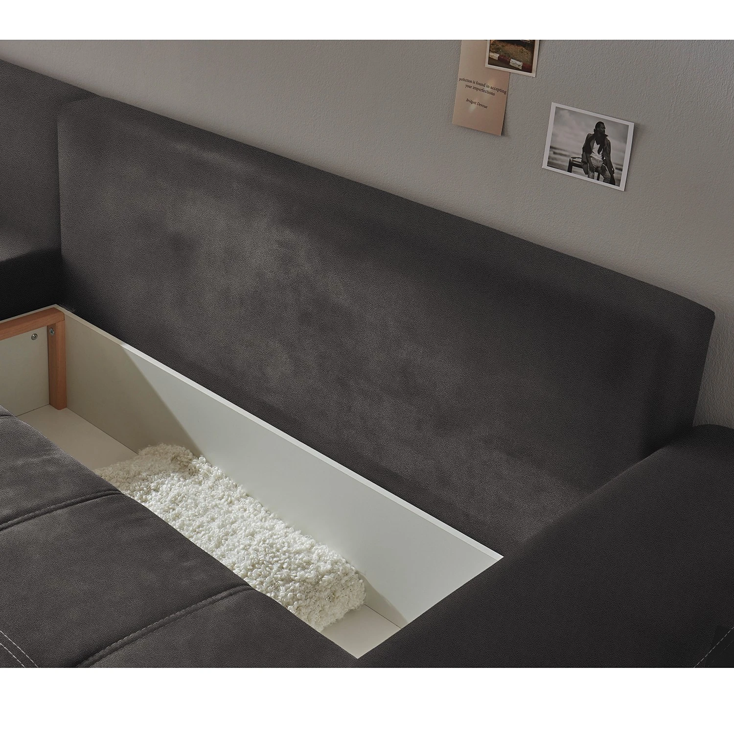 Fredriks Ecksofa Galilea - Microfaser Zari: Anthrazit 7 Fredriks Ecksofa Galilea - Microfaser Zari: Anthrazit – Bild 7