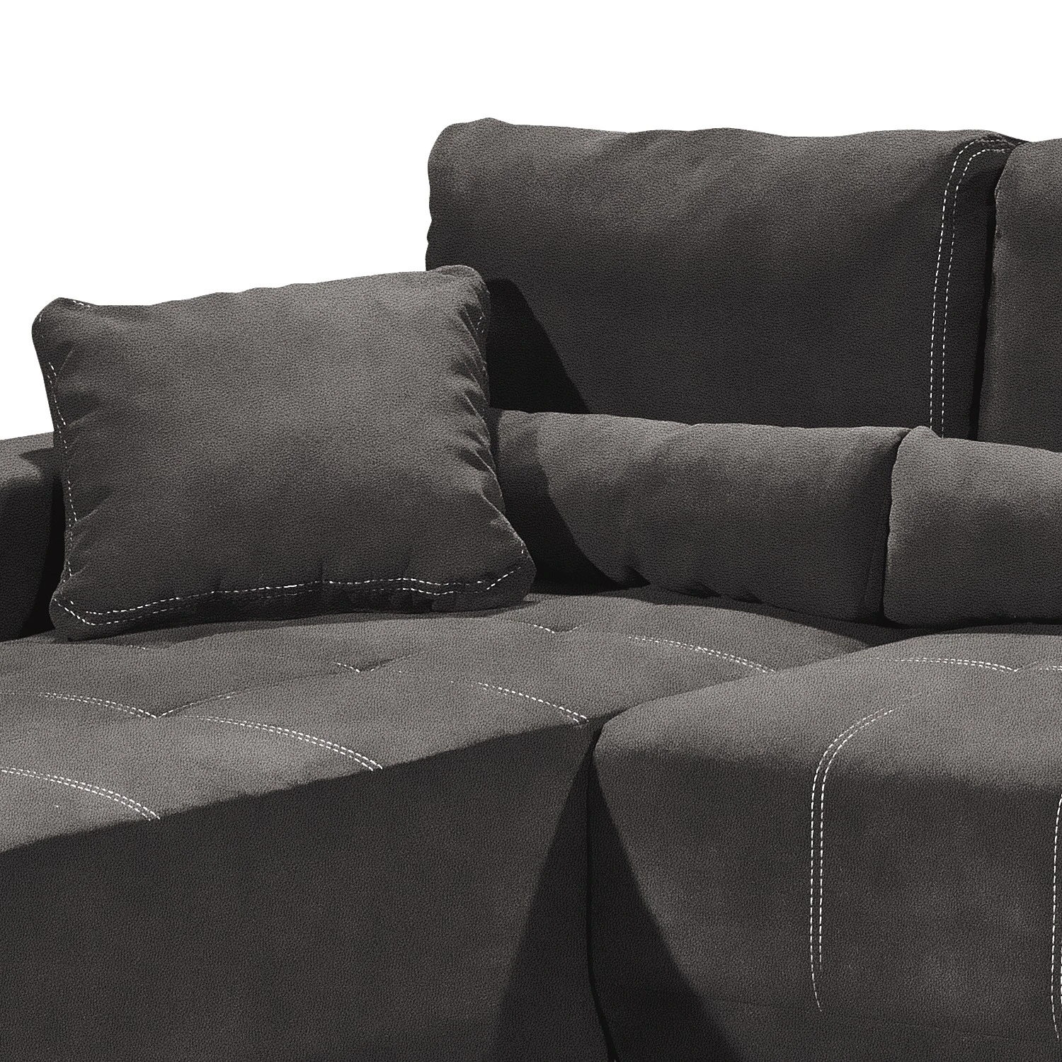 Fredriks Ecksofa Galilea - Microfaser Zari: Anthrazit 9 Fredriks Ecksofa Galilea - Microfaser Zari: Anthrazit – Bild 9