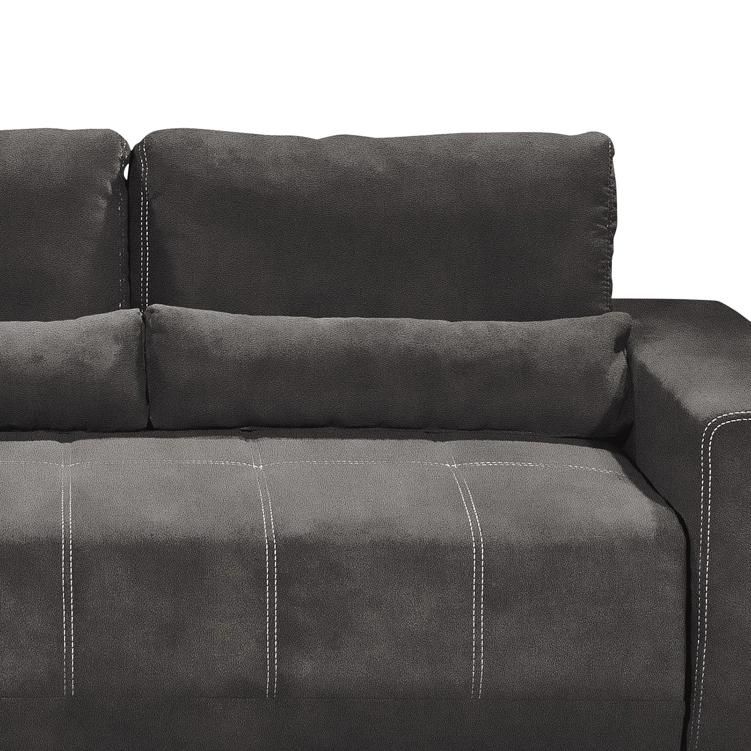 Fredriks Ecksofa Galilea - Microfaser Zari: Anthrazit 10 Fredriks Ecksofa Galilea - Microfaser Zari: Anthrazit – Bild 10