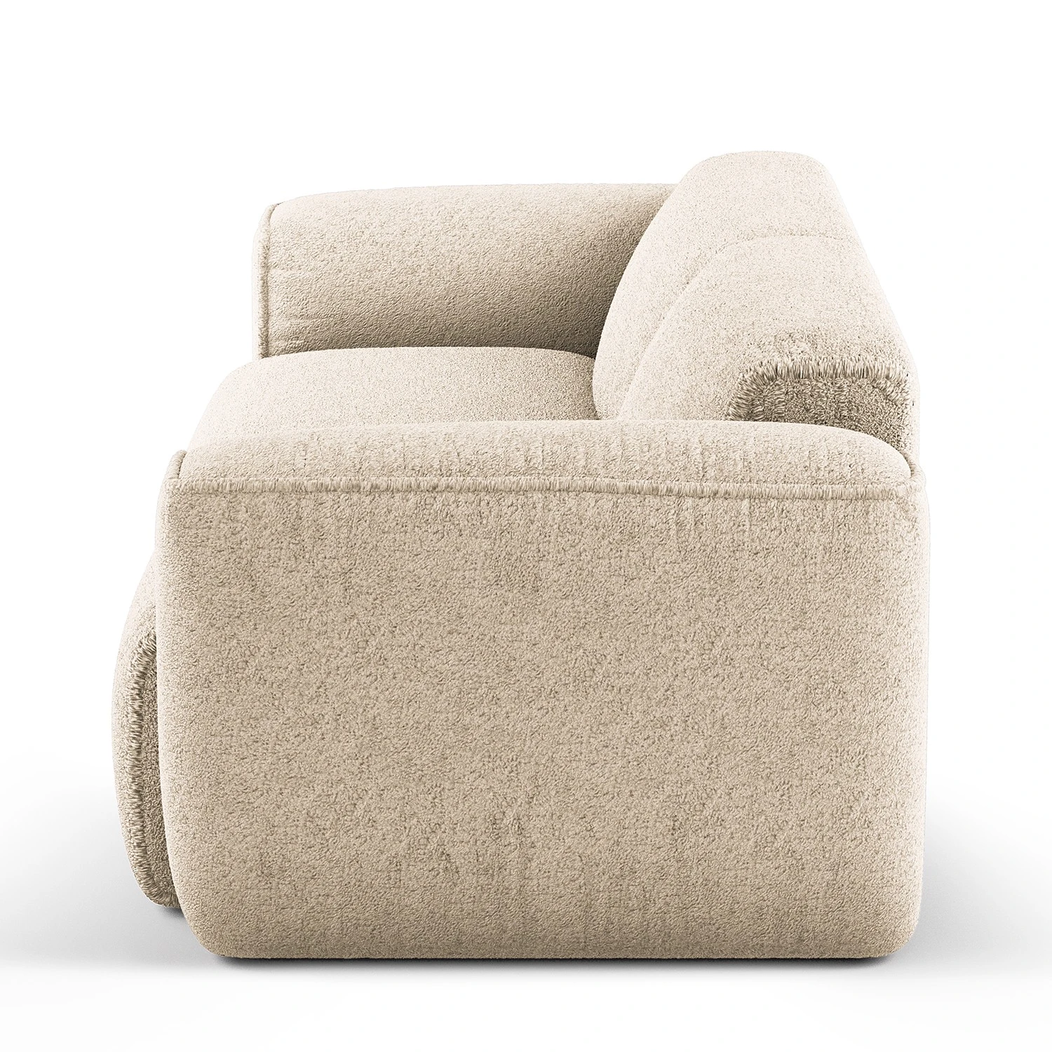 Studio Copenhagen 3-Sitzer Sofa HUDSON - Bouclé Stoff Bony: Beige 3 Studio Copenhagen 3-Sitzer Sofa HUDSON - Bouclé Stoff Bony: Beige – Bild 3