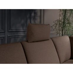 ADA trendline Ecksofa Nando - Flachgewebe - Braun - Longchair davorstehend rechts - Elektrisch verstellbar: 2 Motoren mit Kabel -Wohnzimmermöbel boutique en ligne 1000316739 220303 090 DETAILS P000000001000316739