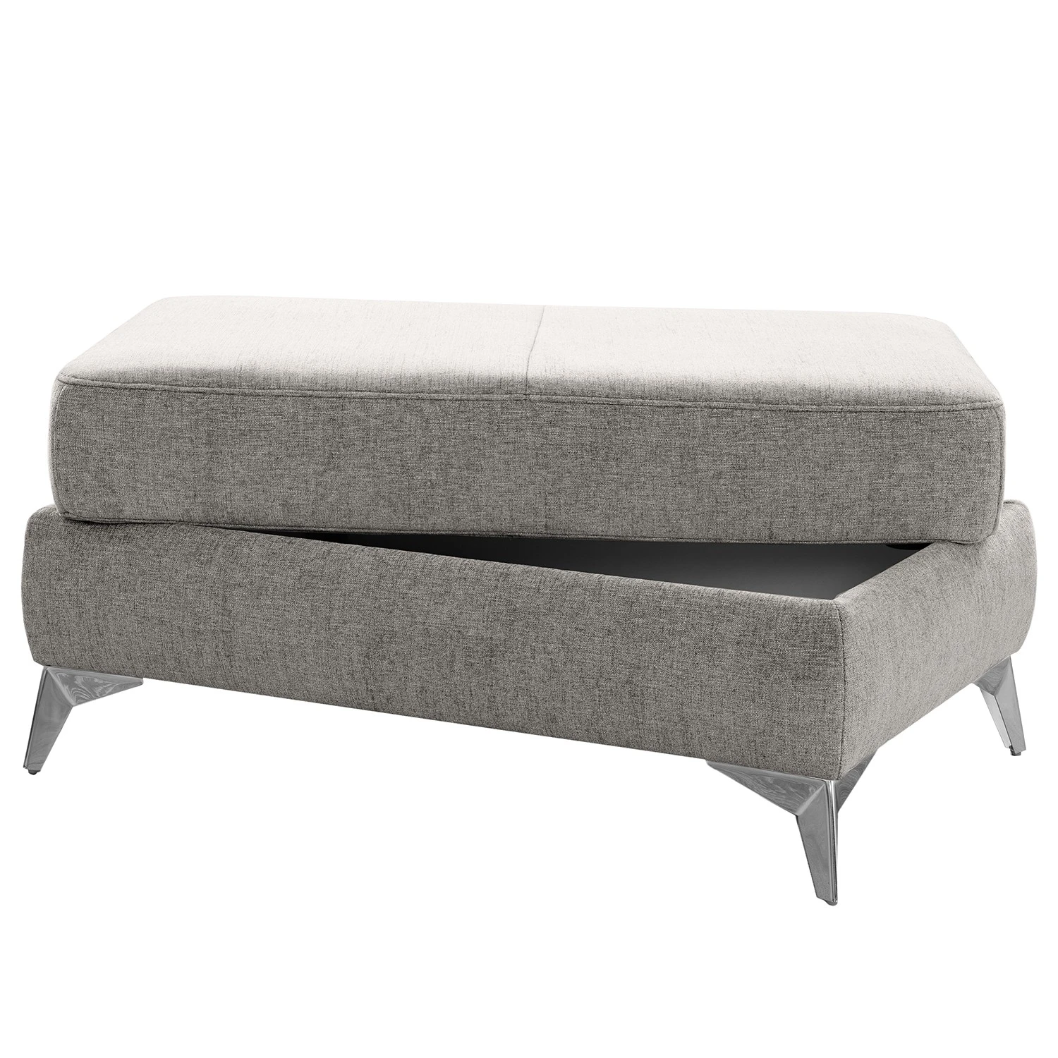 Loftscape Polsterhocker Dearborn - Chenille Alix: Grau 3 Loftscape Polsterhocker Dearborn - Chenille Alix: Grau – Bild 3