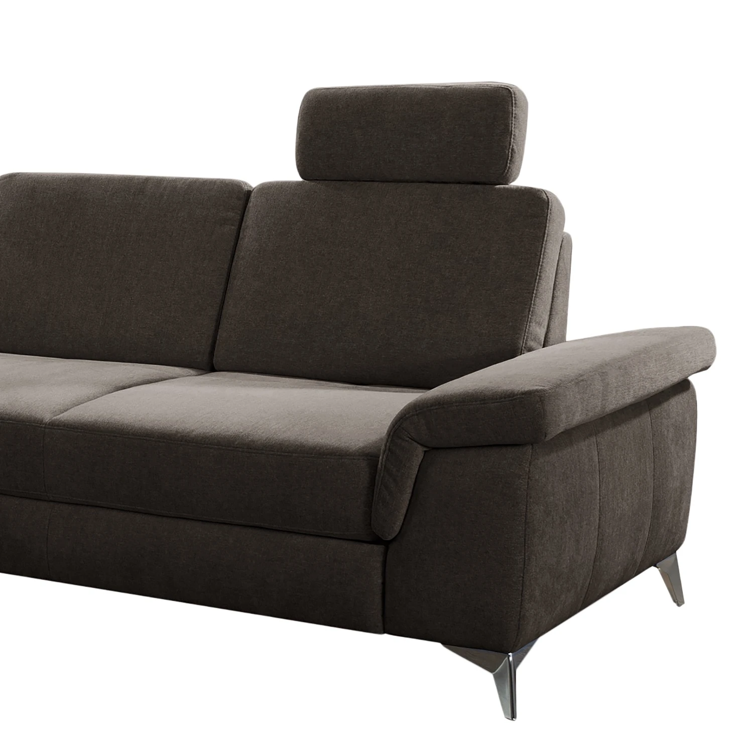Loftscape Ecksofa Dearborn - Chenille Alix: Espresso - Ottomane davorstehend links - Mit Schlaffunktion 11 Loftscape Ecksofa Dearborn - Chenille Alix: Espresso - Ottomane davorstehend links - Mit Schlaffunktion – Bild 11