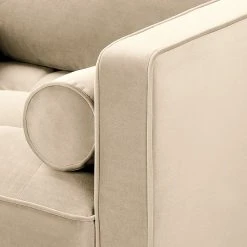 Norrwood Sofa Lobbes (3-Sitzer) - Samt Vaia: Creme -Wohnzimmermöbel boutique en ligne 1000318765 220106 16470400194 DETAILS P000000001000318765