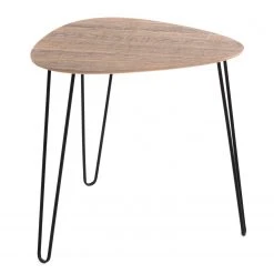 Red Living Beistelltisch Booragoon I - Metall - Eiche Dekor / Schwarz -Wohnzimmermöbel boutique en ligne 1000319826 220112 121226000033 DETAILS P000000001000319826