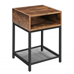 Red Living Beistelltisch Bettyhill III - Metall - Braun / Schwarz -Wohnzimmermöbel boutique en ligne 1000329430 220203 1615590040 DETAILS P000000001000329430