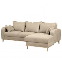 Norrwood Ecksofa Nante - Microfaser Enza: Creme - Ottomane davorstehend rechts -Wohnzimmermöbel boutique en ligne 1000330154 220304 052 DETAILS P000000001000330154